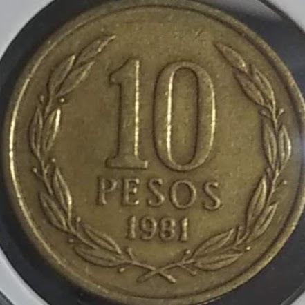 CLP10【チリ】10ペソ (1981-1990)