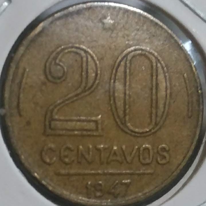 BRZ0.2【ブラジル】20センターボ(1943-1948）