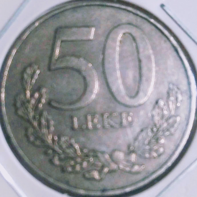 ALL50【アルバニア】50レク (1996-2020)