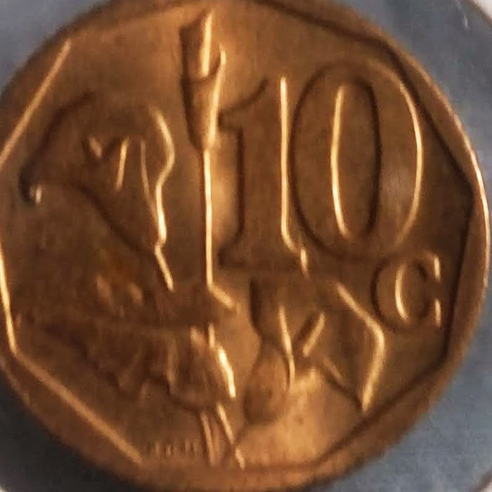 ZAR0.1【南アフリカ】10セント (1996-2000)