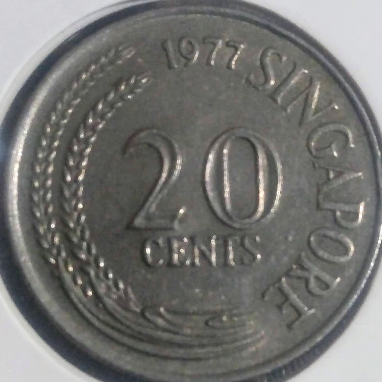 SGD0.2【シンガポール】20セント (1967-1985)