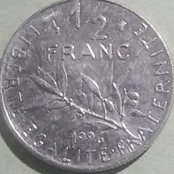 FRF0.5【フランス】½フラン (1964-2001)