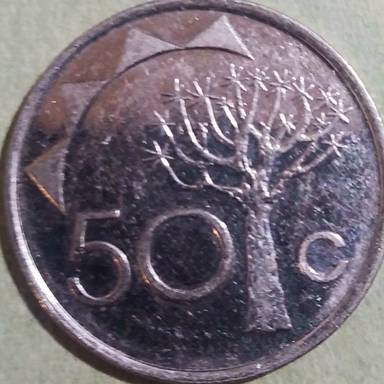 NAD0.5【ナミビア】50セント (1993-2010)