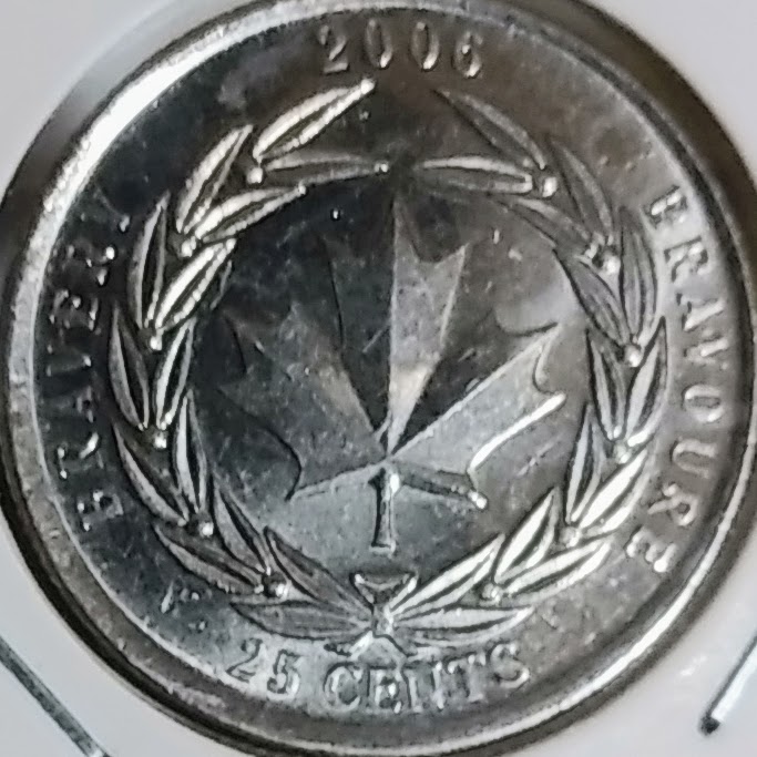 CAD0.25【カナダ】エリザベス2世 メダル・オブ・ブレイヴリー (2006)