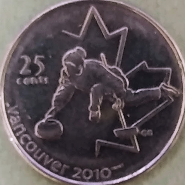 CAD0.25【カナダ】エリザベス2世 バンクーバーオリンピック カーリング (2007)